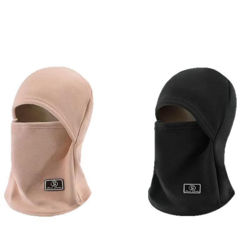 Men, Women Black-Pink Polyester Fleece Beanie
