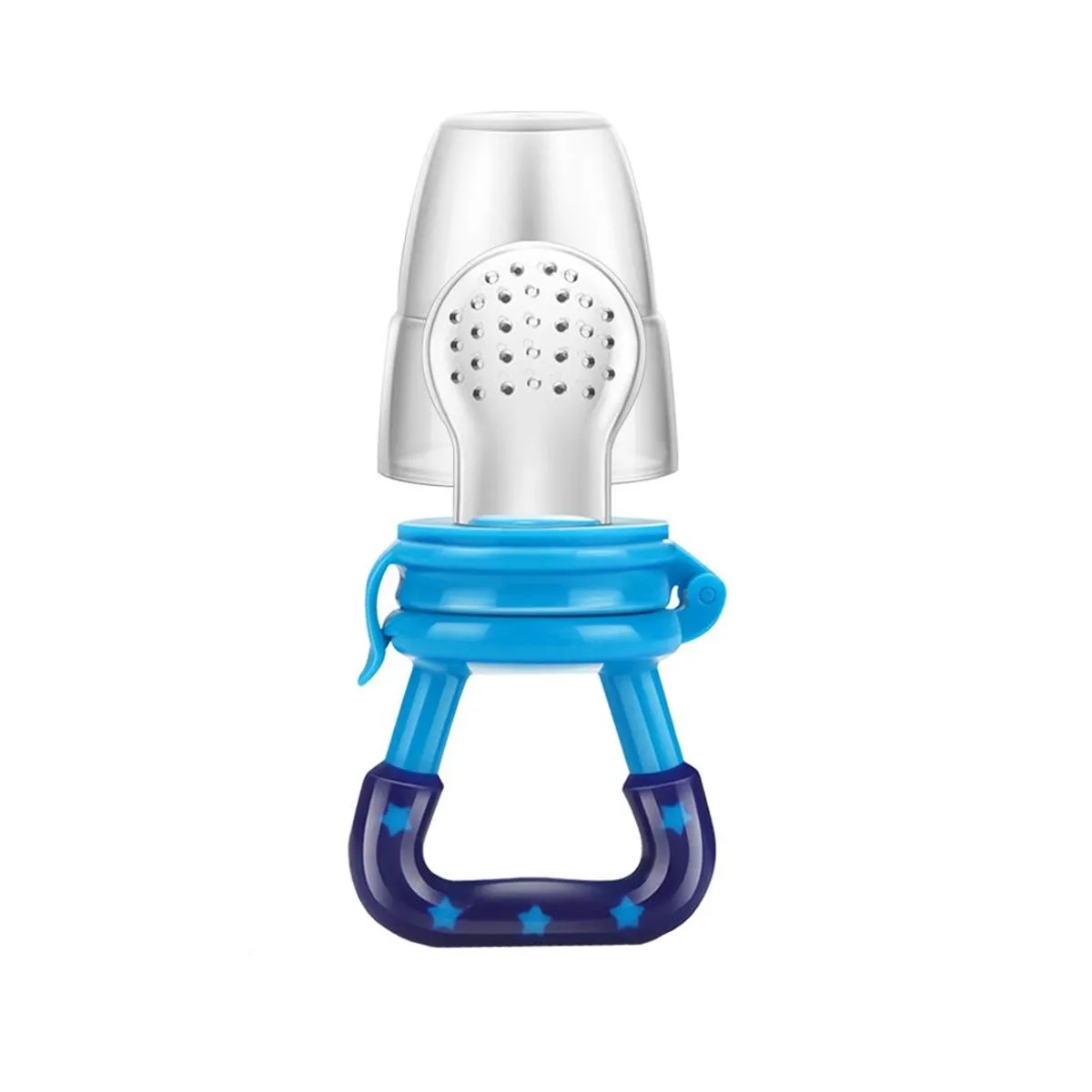 Fresh Food Baby Fruit Silicone Snack Mesh Pacifier Feeder Large - Blue