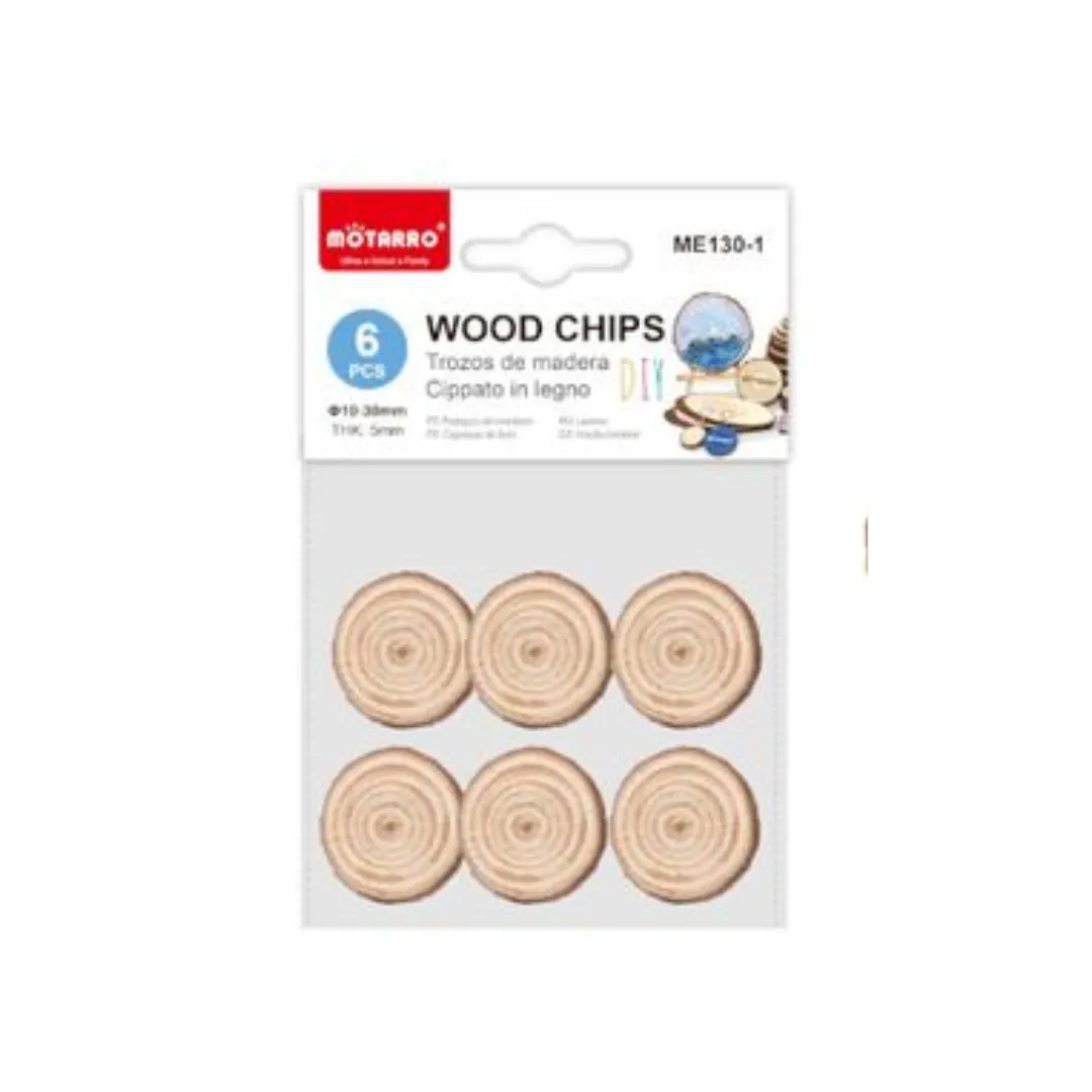 Motarro Wood Chips 10/30mm 6PCS