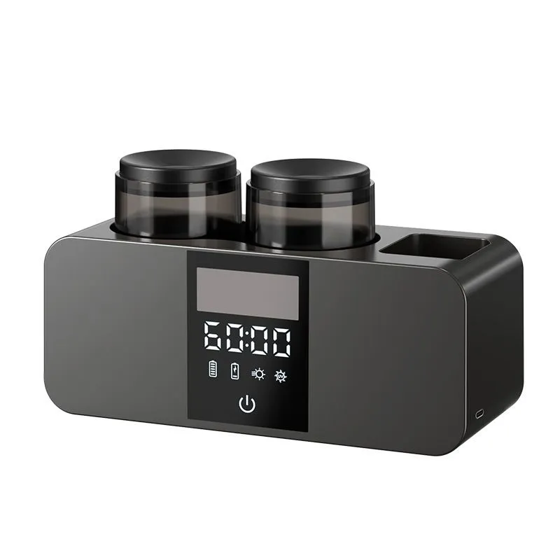 Smart Toothbrush Holder With Drying Function And UV Sterilization - Black