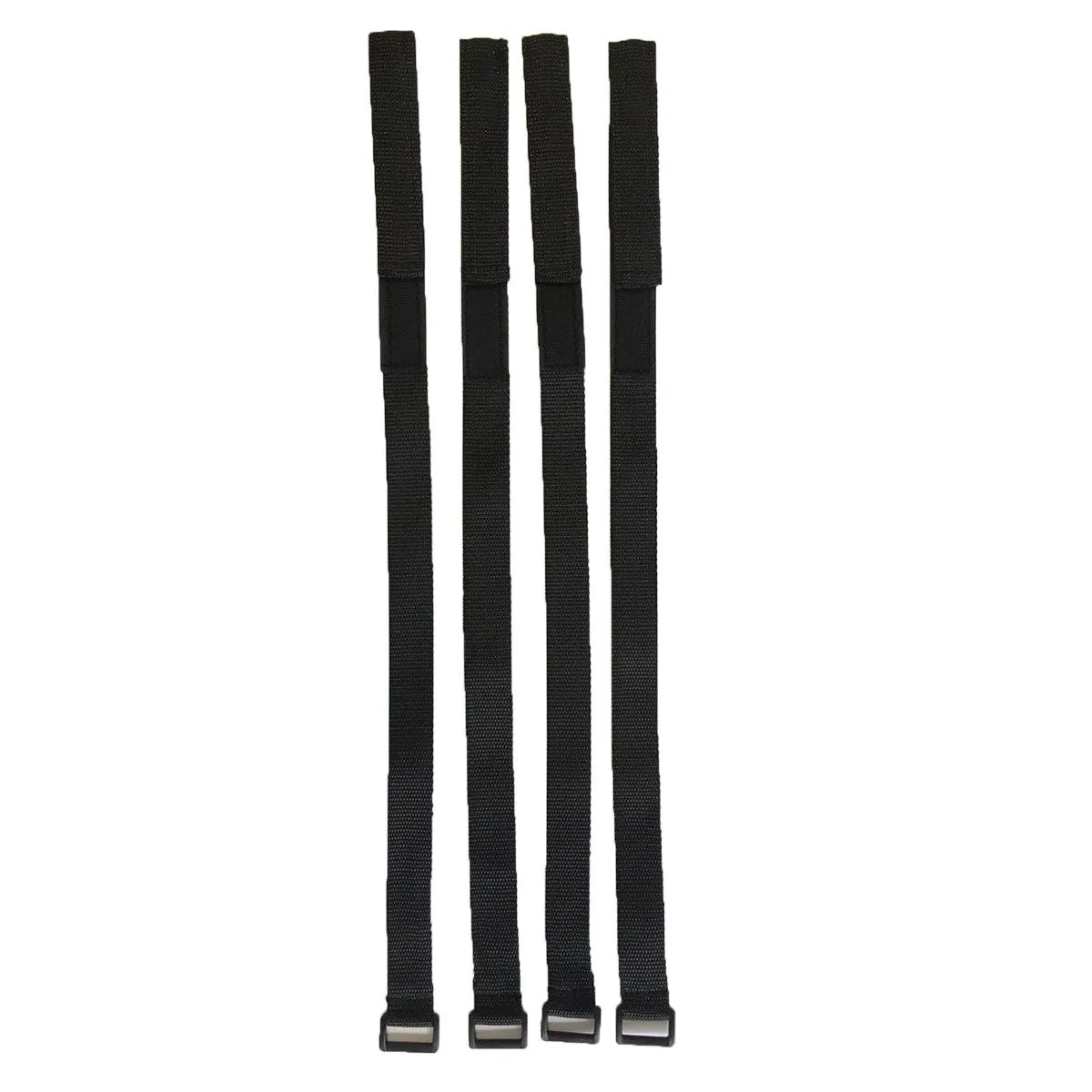 TK Junior Legguards Strap Set 4 Piece - Black