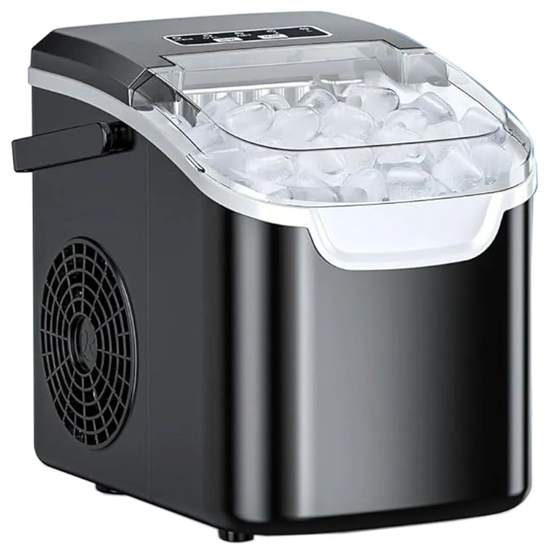 Ice Maker Machine Countertop 12Kg 8 Bullet Portable Self-Cleaning Compact