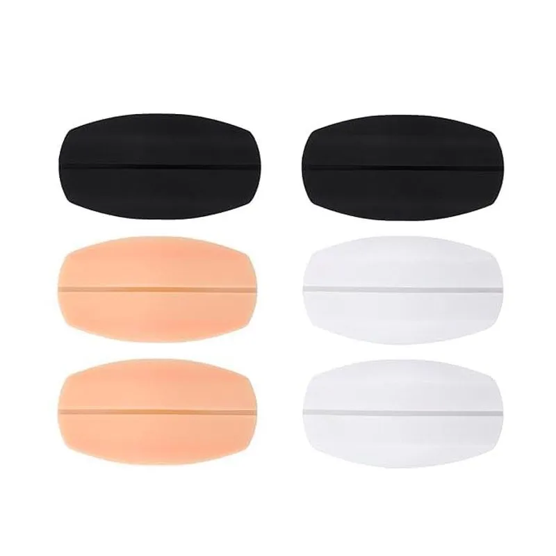 3Pairs Non-slip Bra Strap Cushions Soft Silicone Strap Ease Shoulder Pain