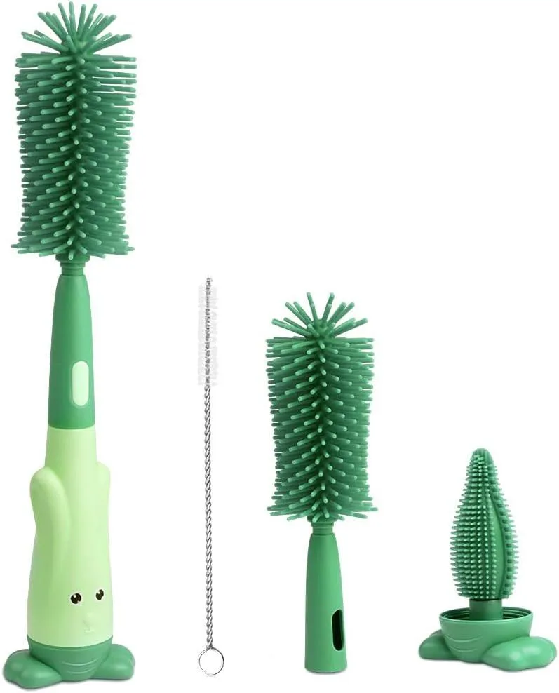 3 Pcs Baby Bottle Brush Silicone for Water Bottles Baby Bottles Green