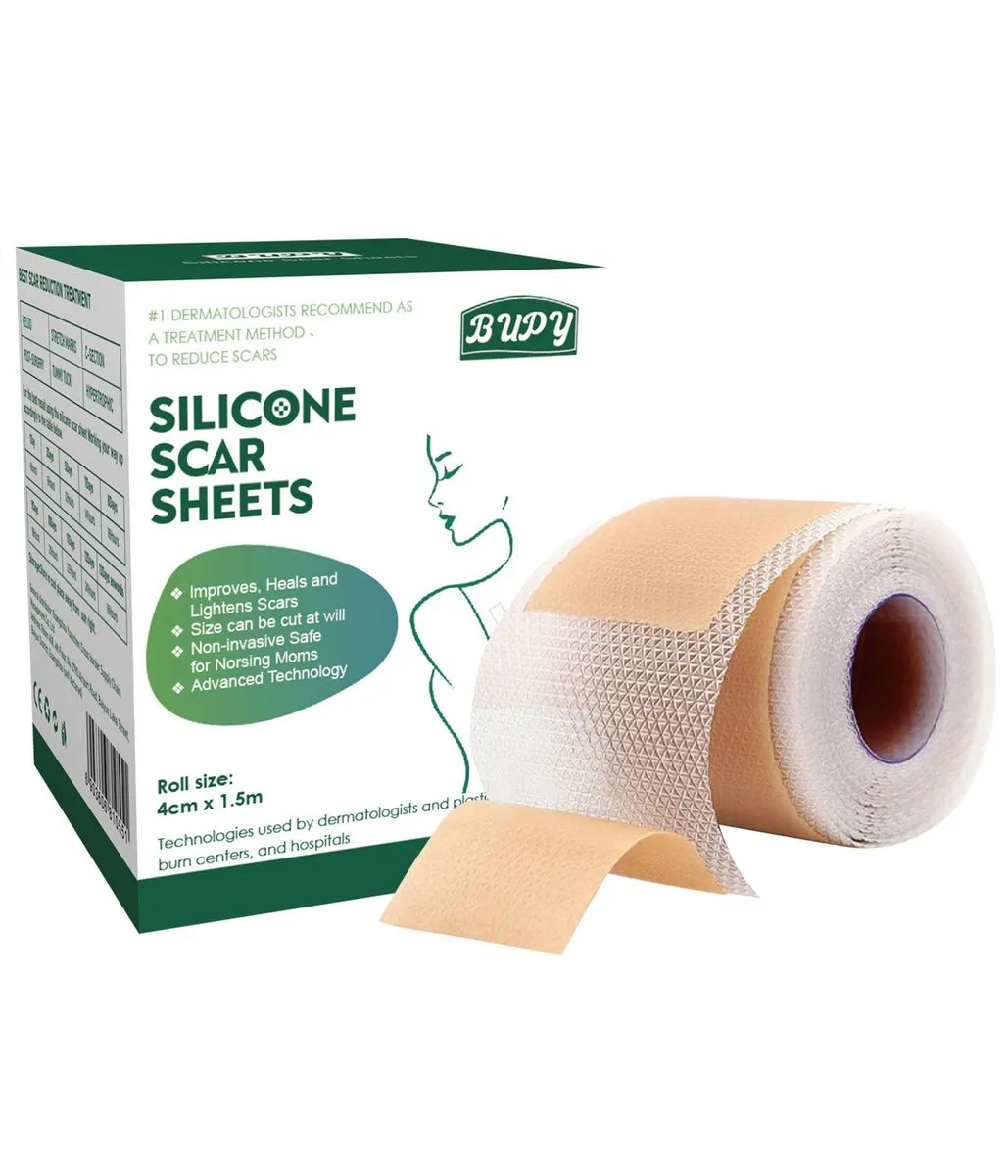 Silicone Gel Scar Patches - Professional Scar Removal Roll - 4cmx1.5m