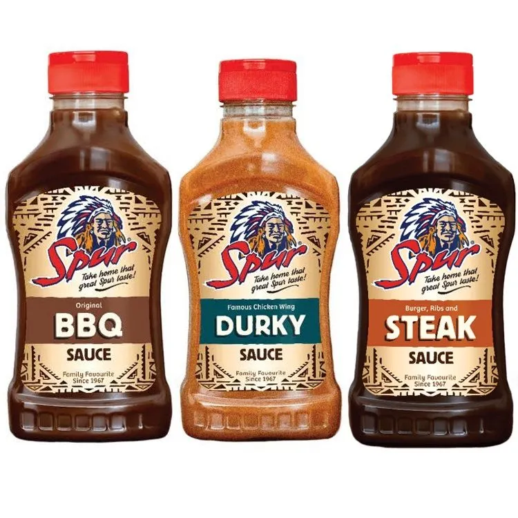 Spur BBQ & Durky & Steak Sauce 500ml (Pack of 3)