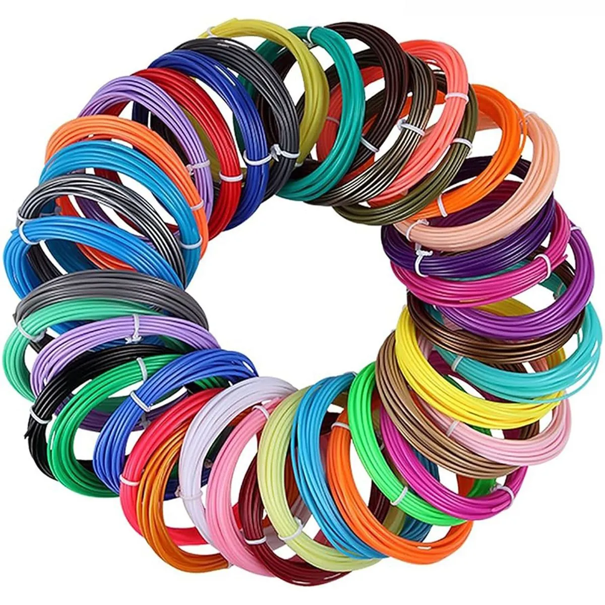 3D Pen PLA Filament Refills - Printer Filament - 40 colors