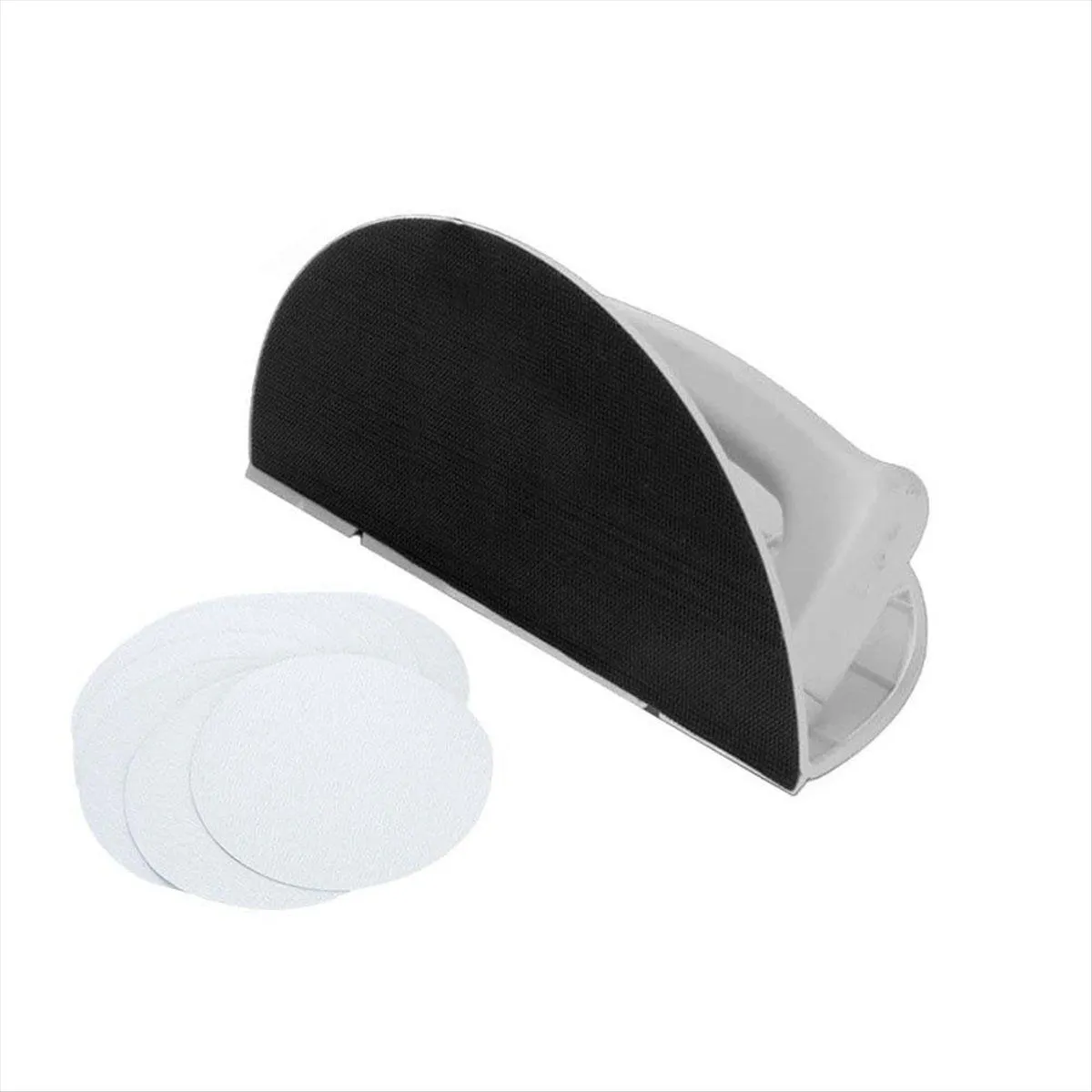 Drywall Corner Sander Right Angle Half Round Angle Grinding Tool+Sandpaper