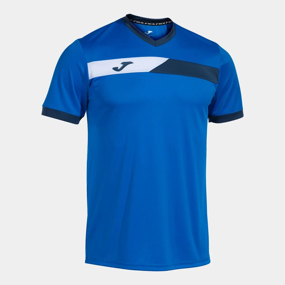 Joma Men's Short Sleeve Padel T-Shirt- Royal Navy
