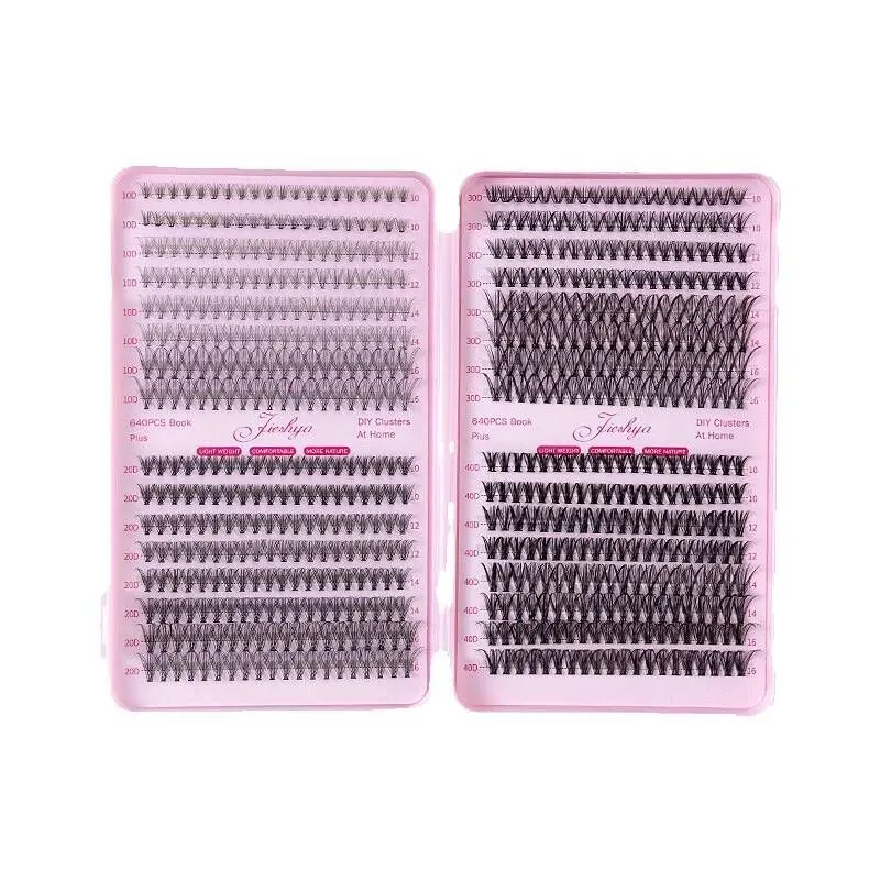 Eyelash Book DIY Lash Extensions Cluster False - DIY-JMS-1234 without tools