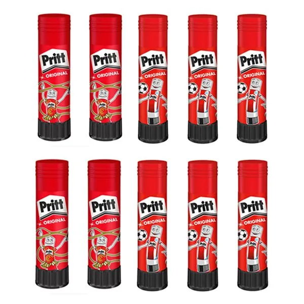 Pritt 43g Glue Stick (Pack of 10)
