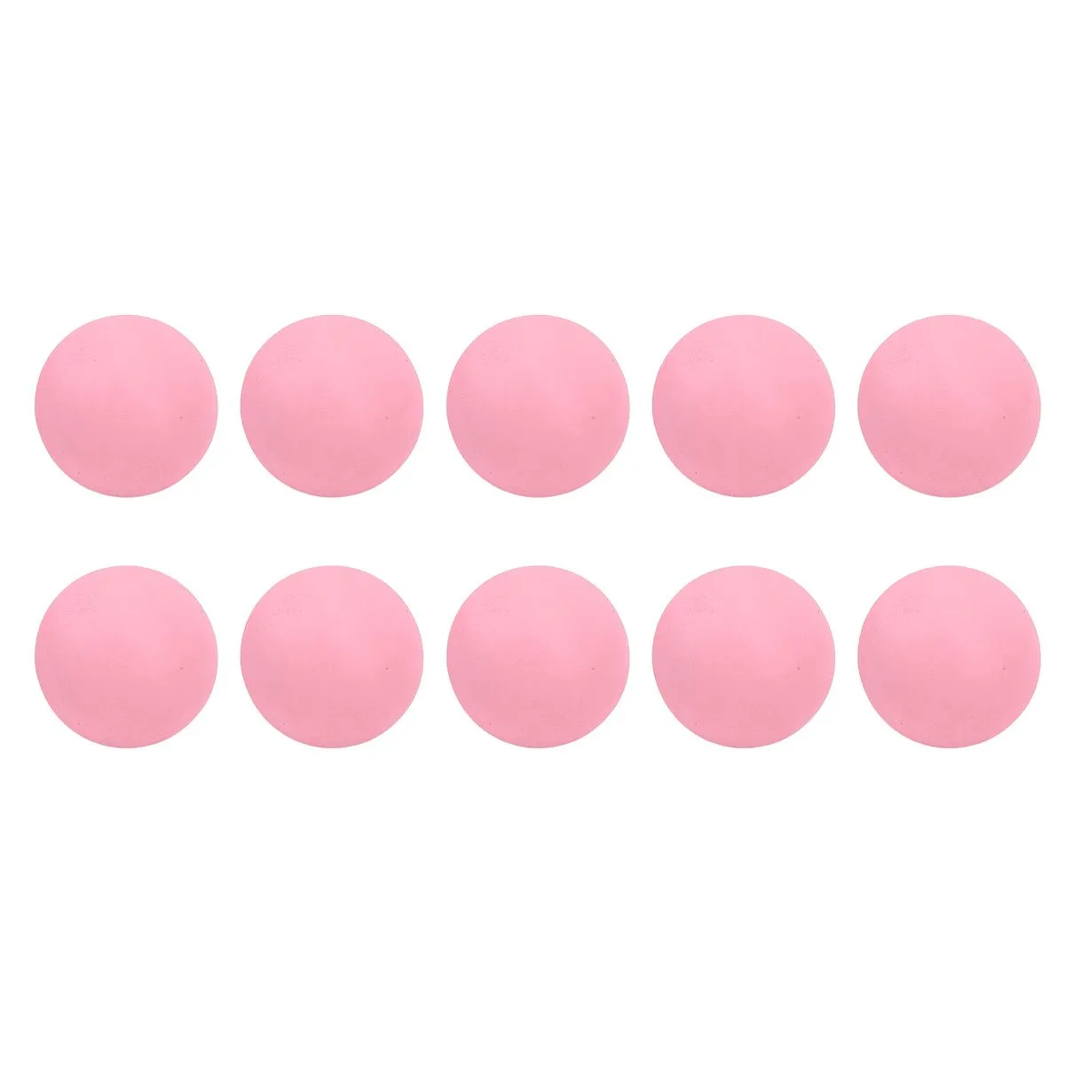 10pc EVA Foam Golf Balls Pink 65mm