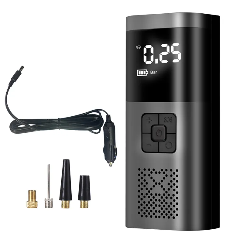 Tire Inflator Portable Air Pump Smart Digital for Car Boat Bicycle B