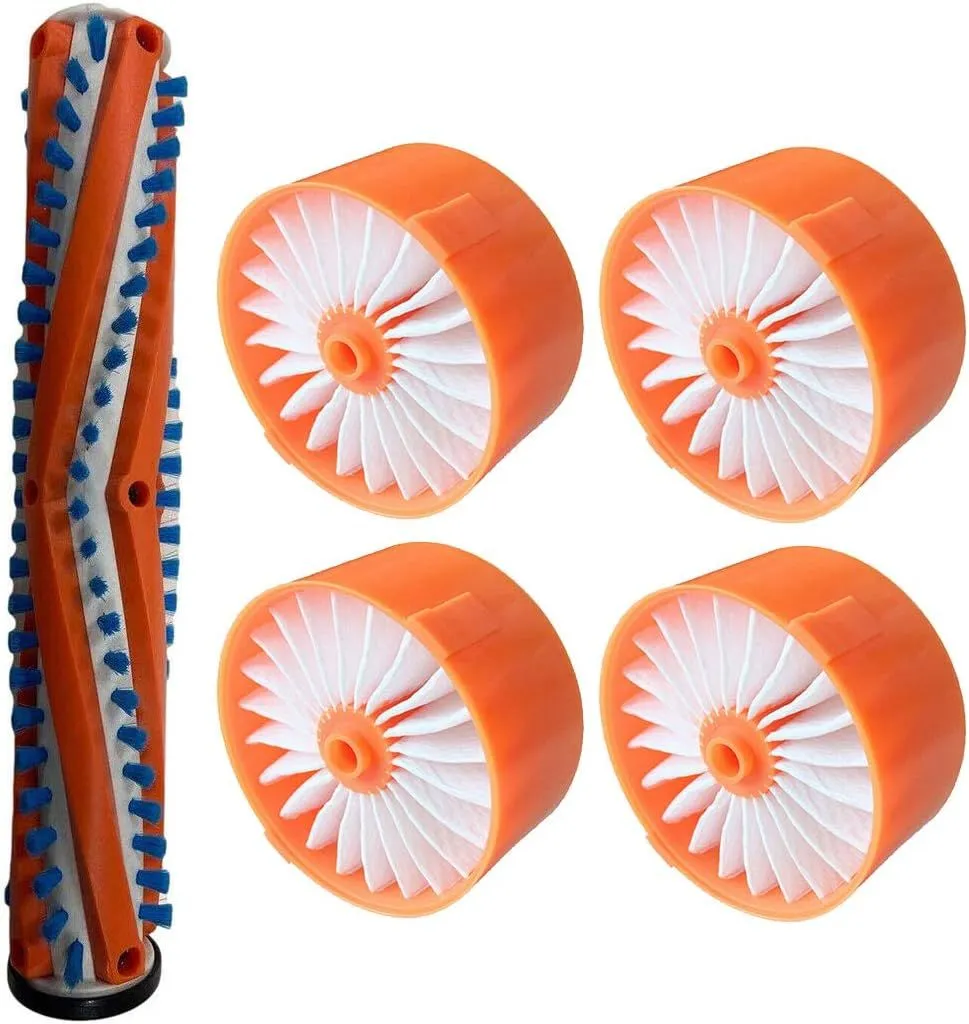 5Pcs Filter & Brush Replacement Kit For Cordless Vacuums