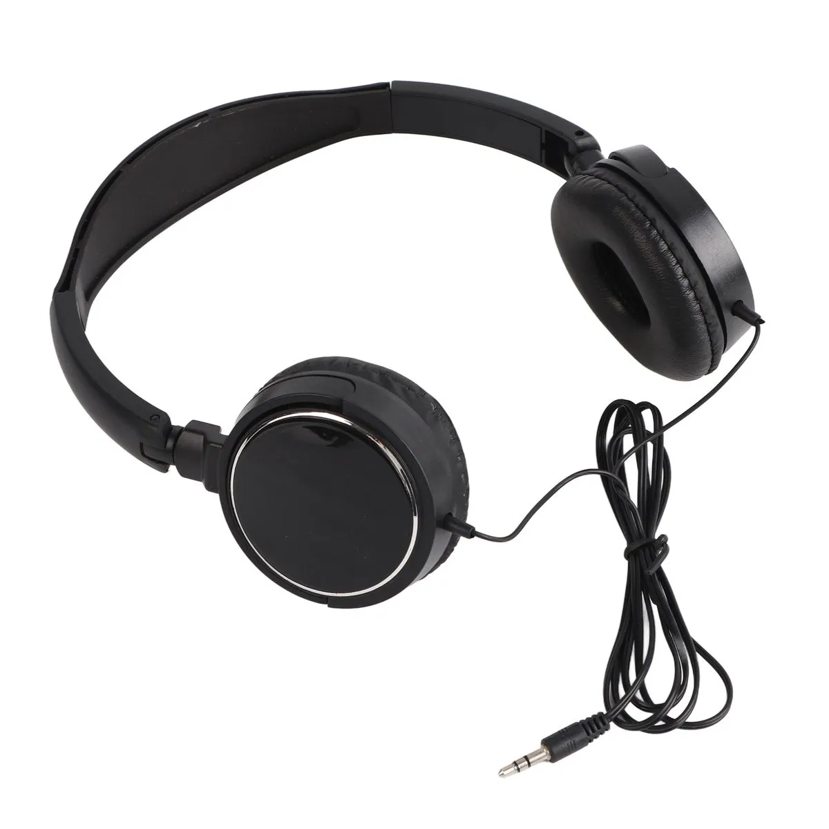 Compact Foldable Wired Headset for Stereo HiFi Music Listening