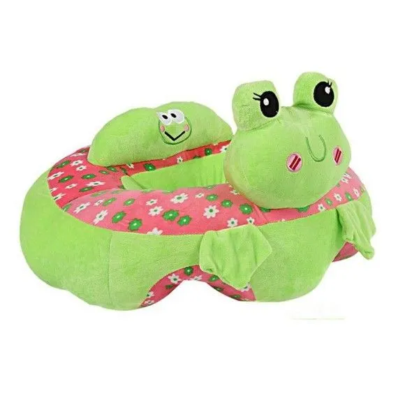 Baby Seats Sofa Plush Soft Chair Support Seat - Frog Green