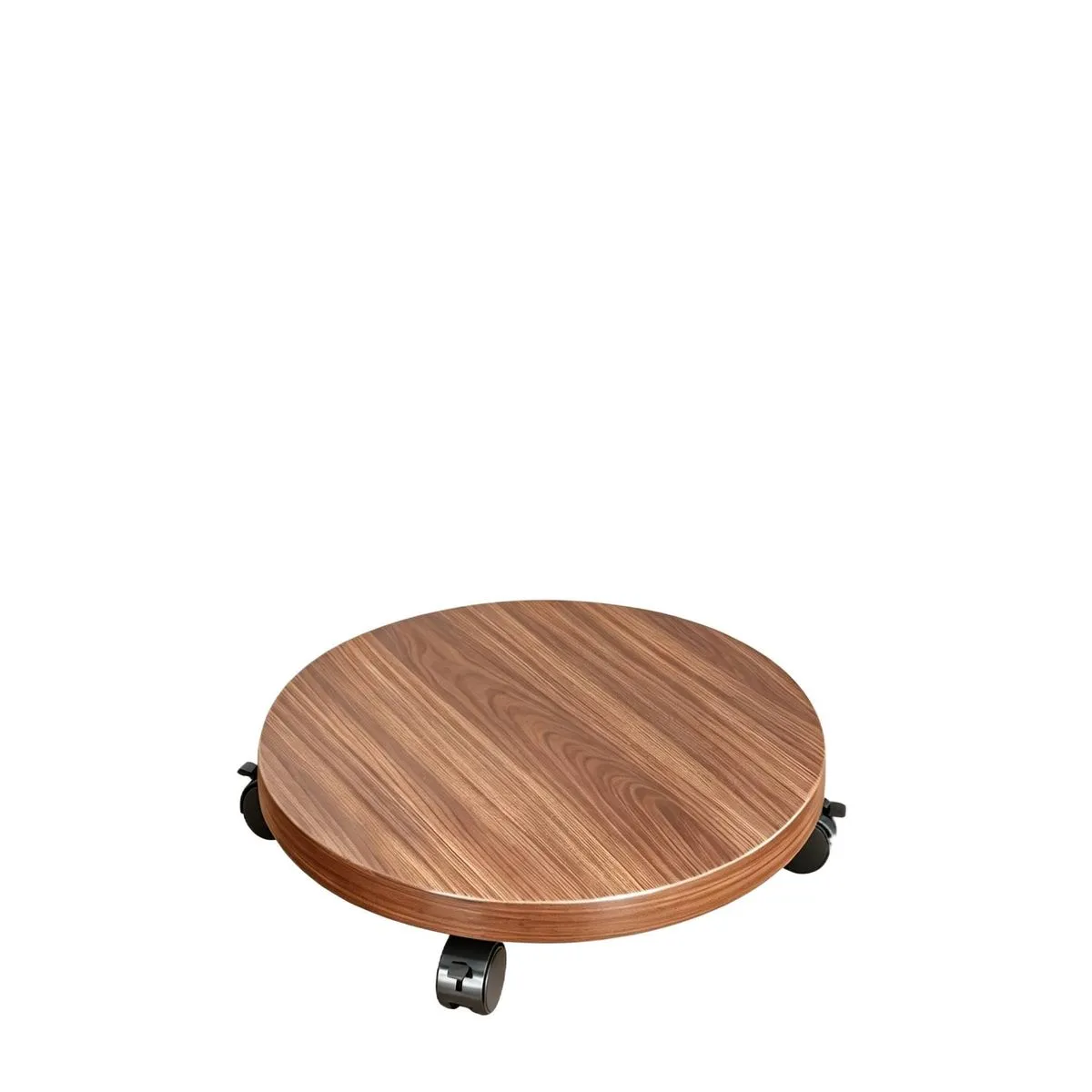 Mobile Plant Stand with Casters Indoor Outdoor Rack - Brown