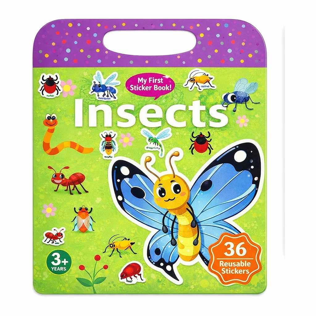 Children's Educational Sticker Activity Book - Multicolour