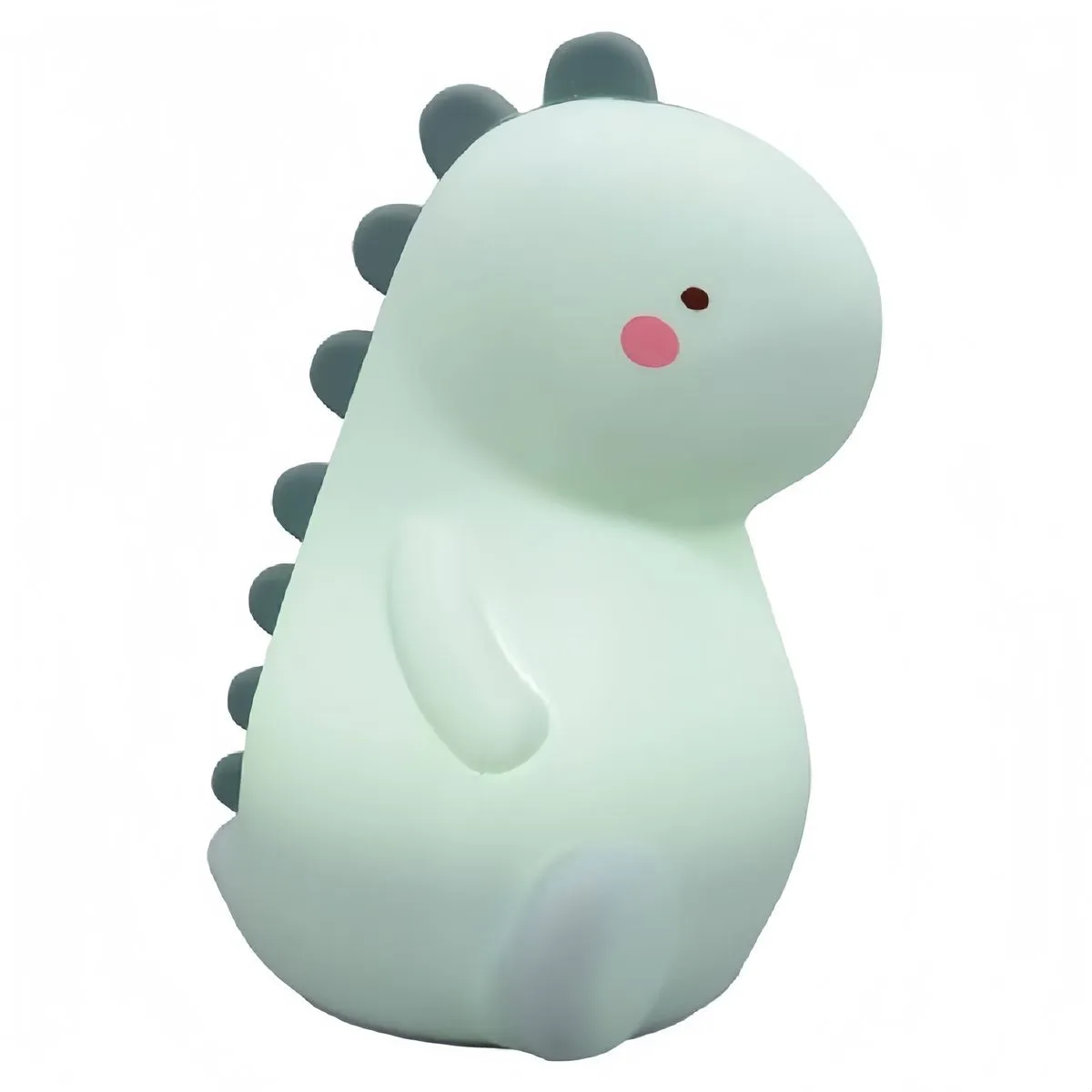 Cute Dinosaur Night Light For Boys Girls 5 Colors Changing for Kids - Green