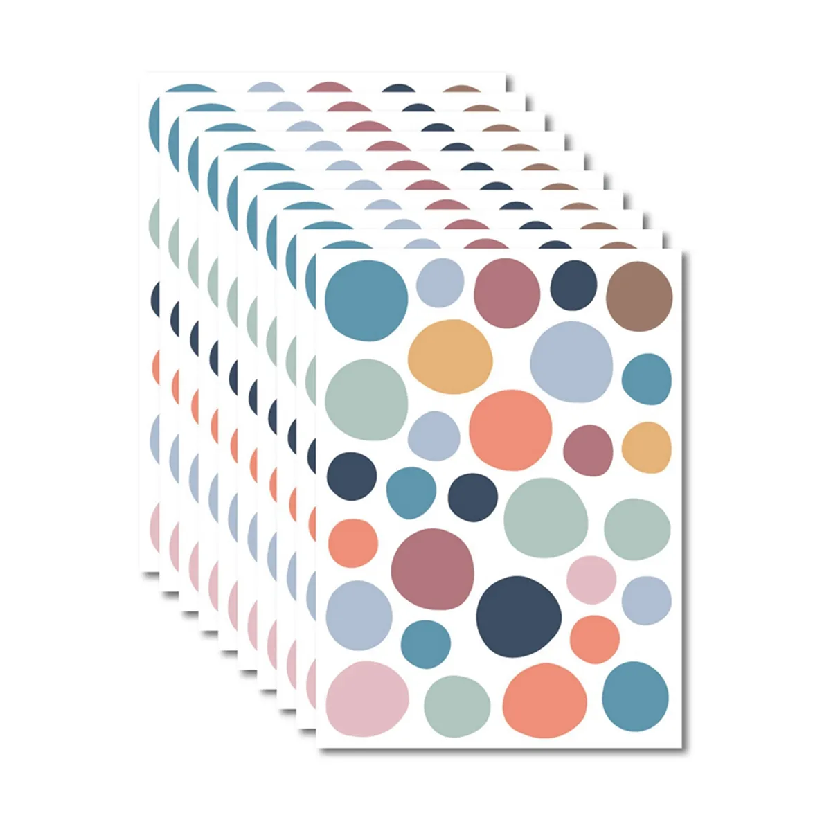 Colorful Polka Dots Wall Stickers for Nursery Wallpaper Bedroom- 300Piece