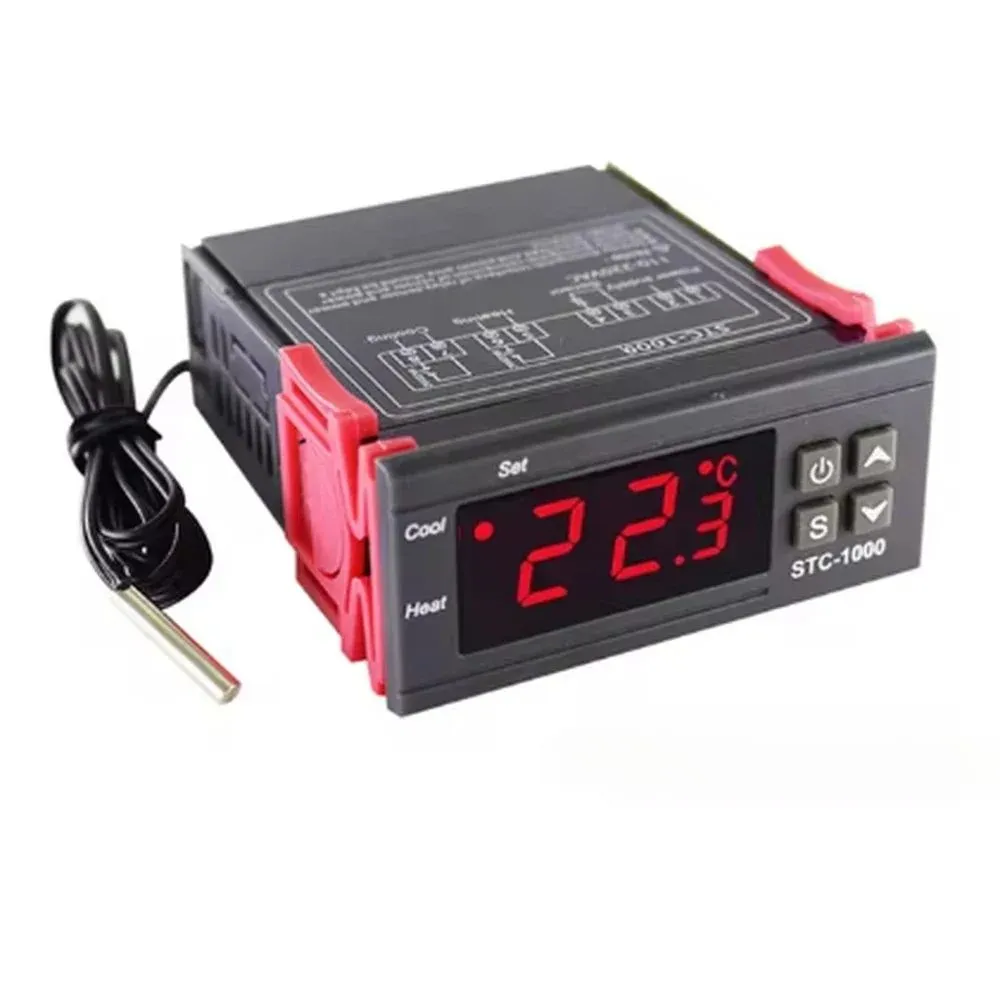 LED Digital Temperature Controller, Thermostat, Thermoregulator - 12V