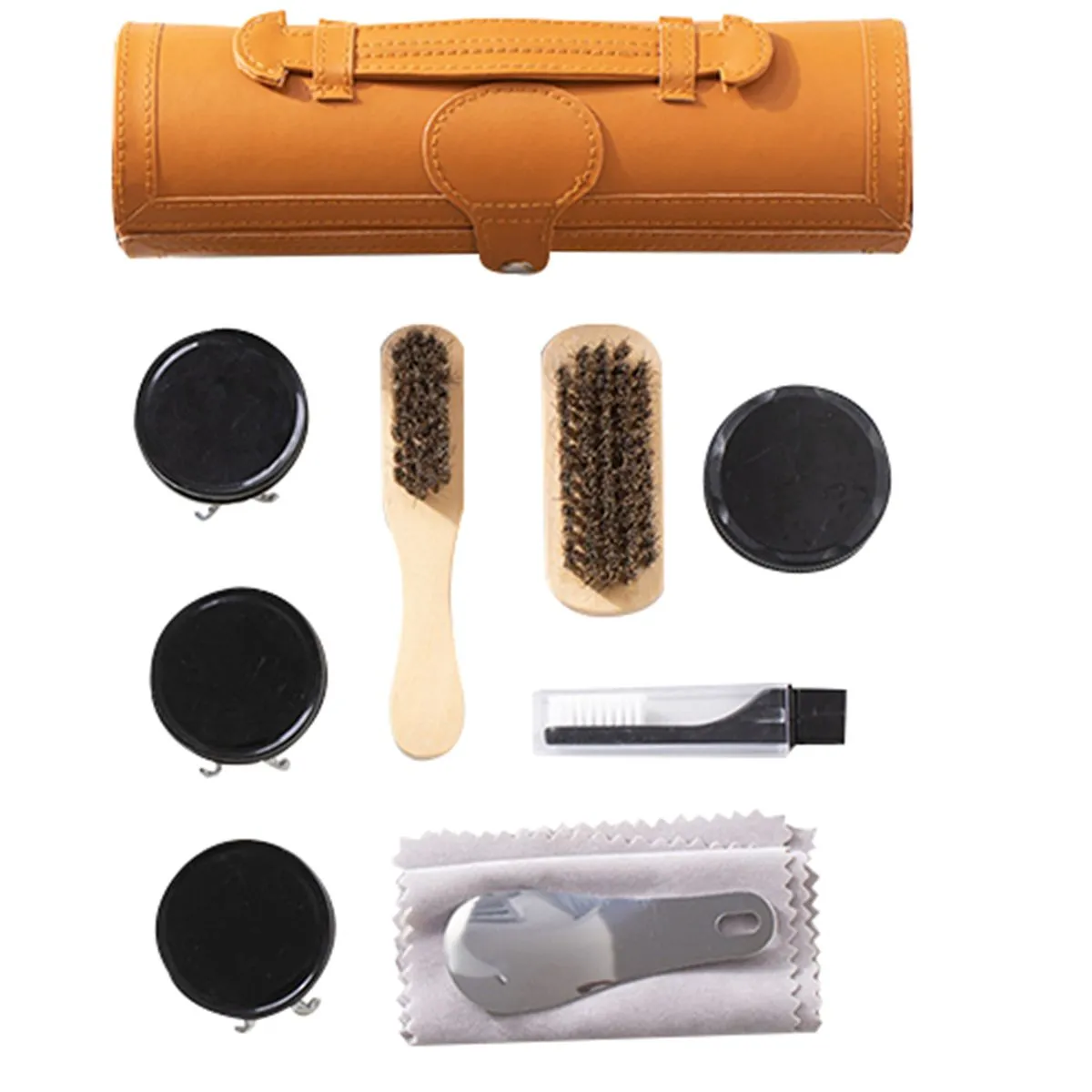Leather Shoe Care Kit with Carry Case