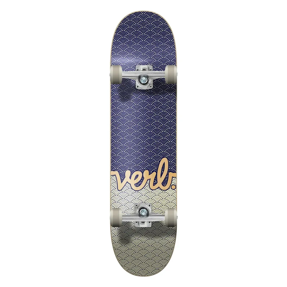 Verb Complete Skateboard - Waves - Navy - 7.75