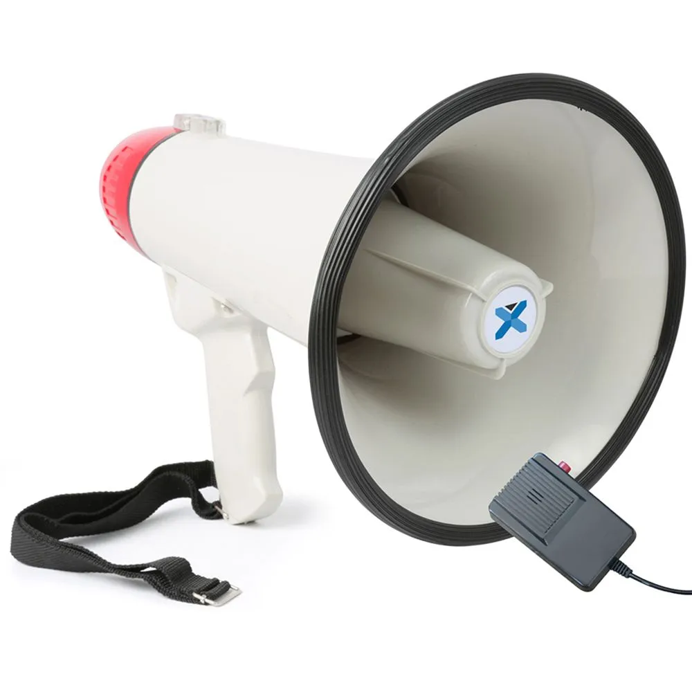 40W Battery Powered Megaphone with Record and Siren
