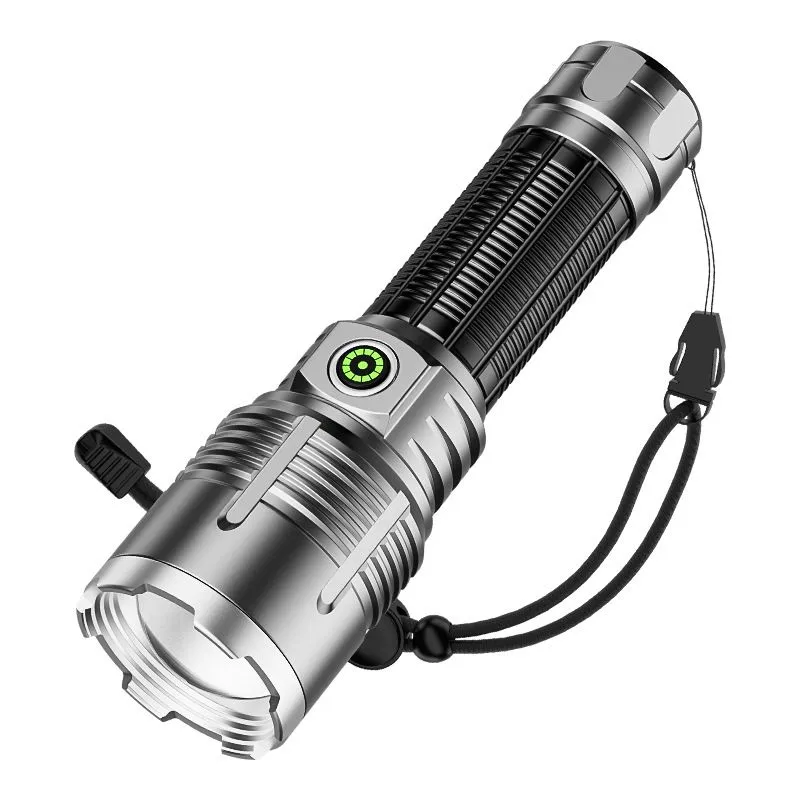 Rechargeable LED Flashlight - Adjustable Focus High-Brightness Torch