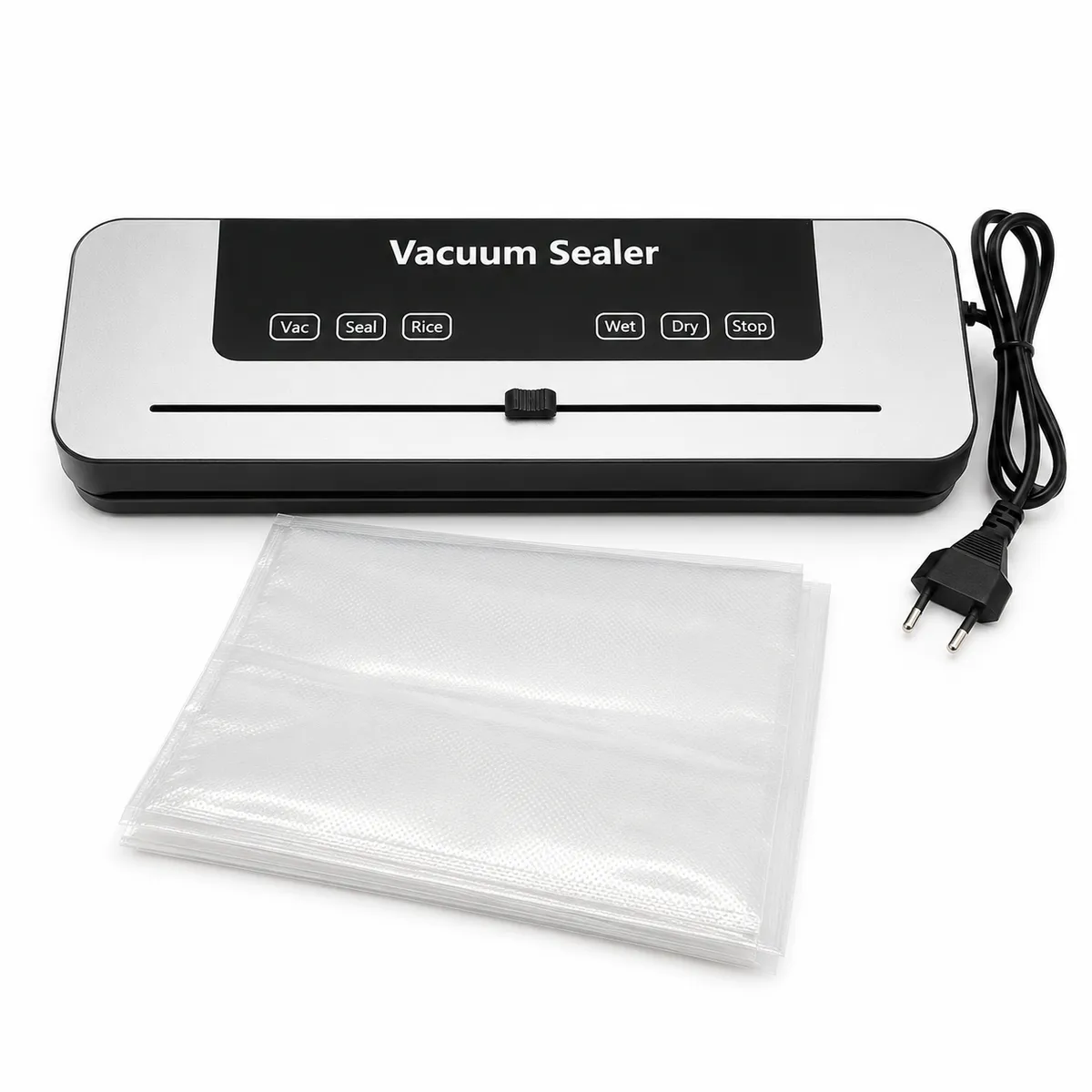 Vacuum Sealer Machine with Bags - Wet & Dry Food Storage