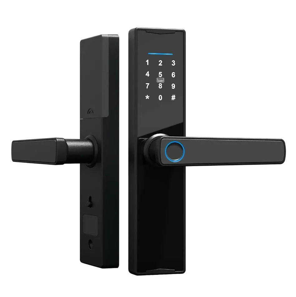 Smart WiFi Door Lock with Keypad and Fingerprint Sensor