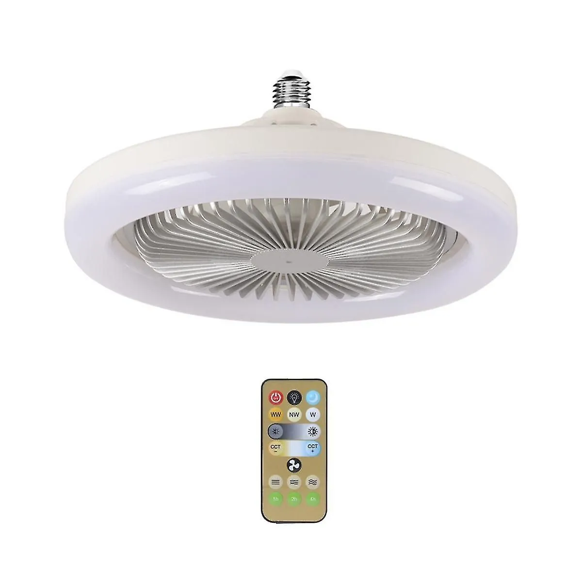 White LED Multifunction Ceiling Fan with Lights