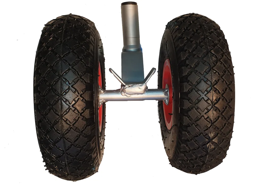 Jockey Wheel Helper 34mm 4ply HD pneumatic tyres
