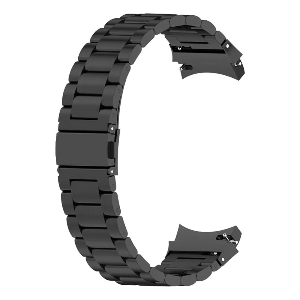 20mm Stainless Steel Link Band Compatible with Samsung Galaxy Watch 4/Classic - Black