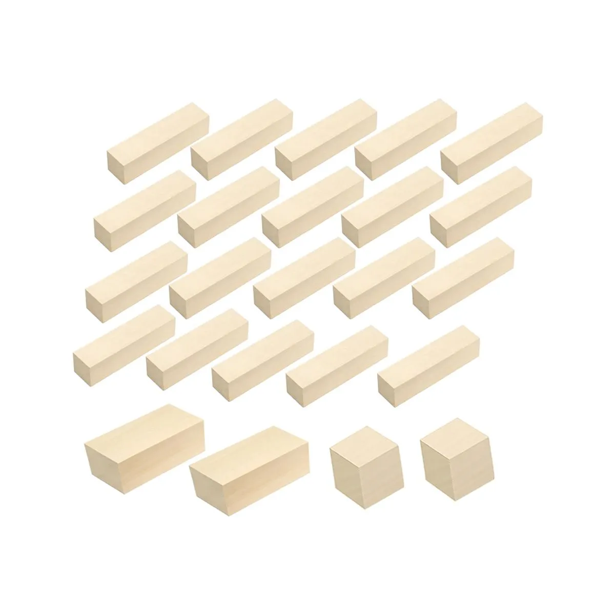 24 Pieces Basswood Carving Blocks For DIY Crafts Whittling Wood Blocks Kit