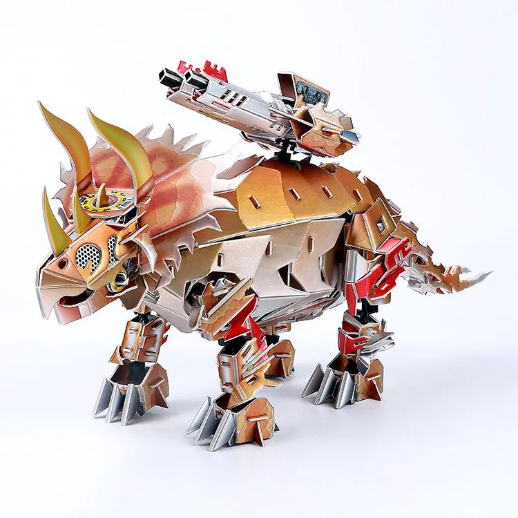 3D-Triceratops Model Puzzle Set