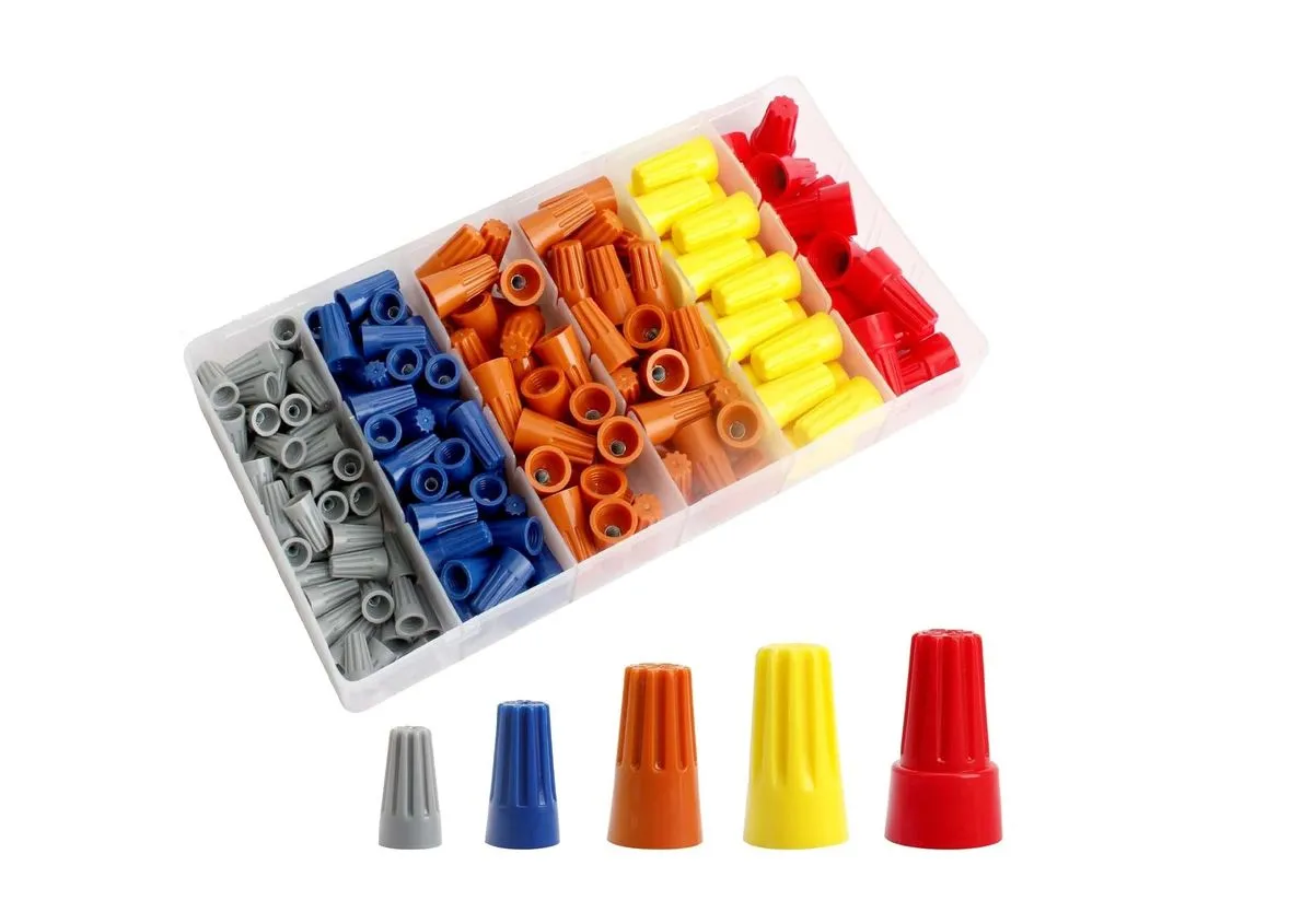 Wire Connectors Nuts, Electrical Wire Caps Connectors Kit - 220 Piece