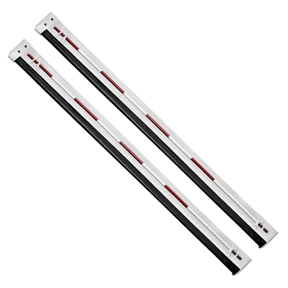 MIkaco Volleyball Antenna Set-1M Fiberglass Poles w/ PVC Net Sleeves (Pair)