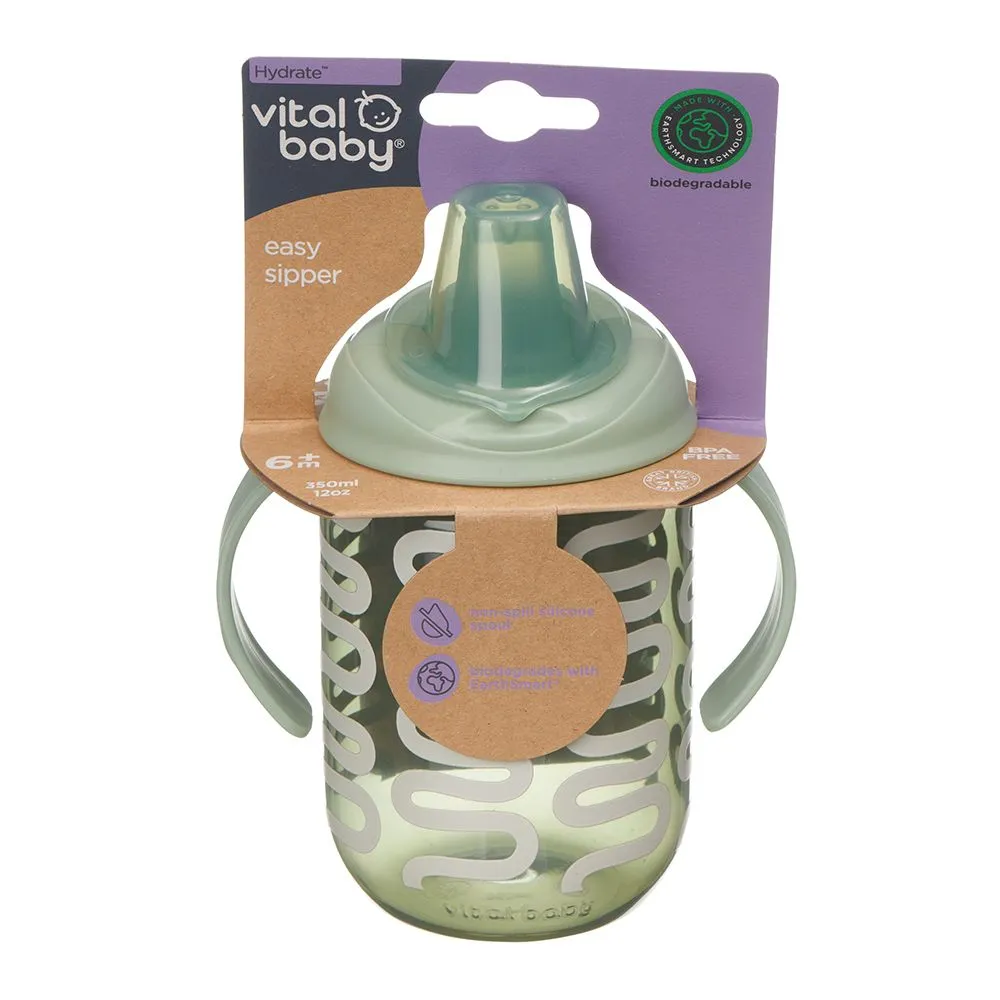 Vital Baby Earth Smart Easy Sipper 350ml - Moss