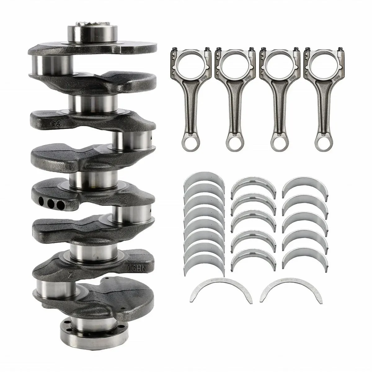 Crankshaft & Bearing & Rod for Audi A3 Q3 TT VW GTI 06H105021M EA888 Gen2