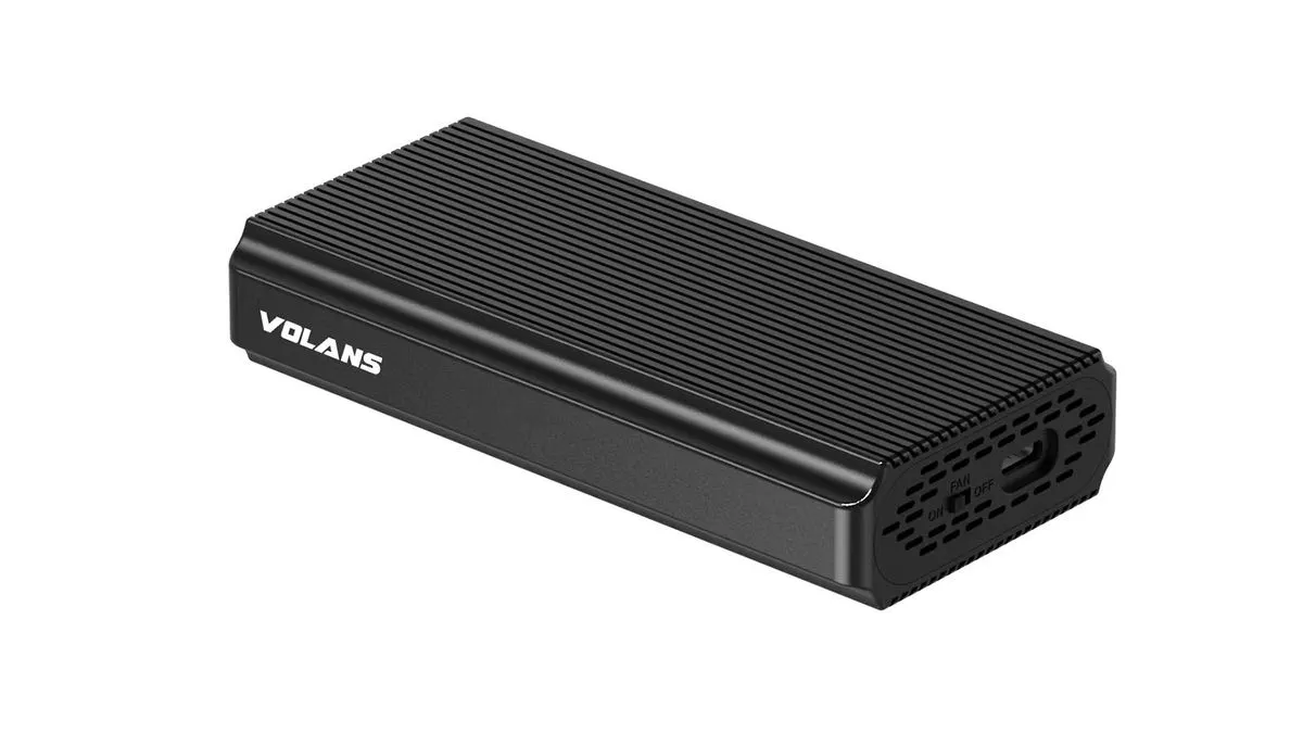 Volans USB4 SSD Reader Enclosure NVMe PCIe Gen4 - Thunderbolt Compatible