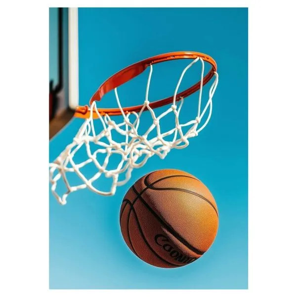 Basketball And Hoop - A1 Poster