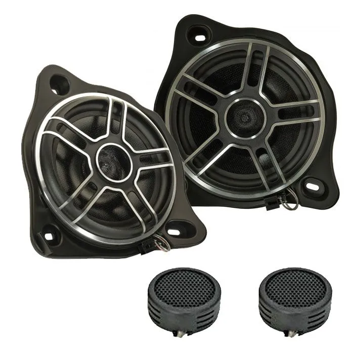 Nakamichi 8" Dual Under Seat 720w Subwoofers for Mercedes & Evo Tweeters