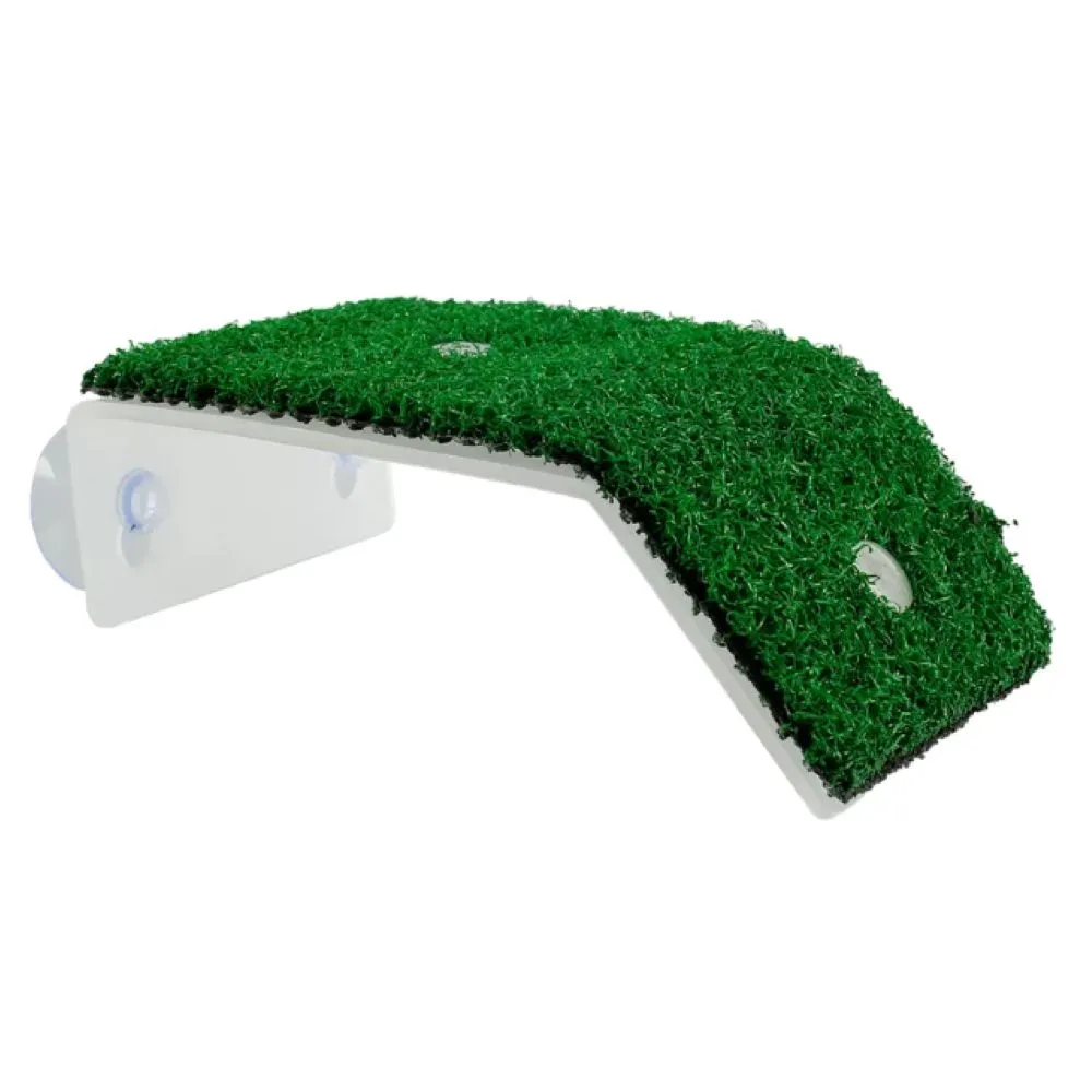 Pet Hobby Aquarium Reptile Basking, Gentle Slope Lawn Climbing Ramp (14cm)