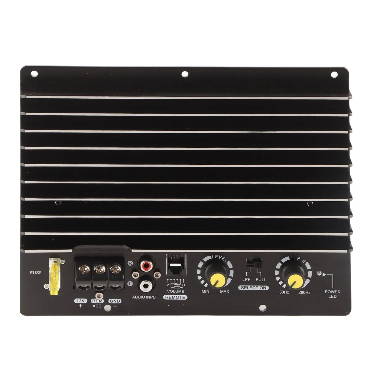 Car Amplifier Board 1000W High Power Aluminum Alloy Bass Subwoofer Board12V