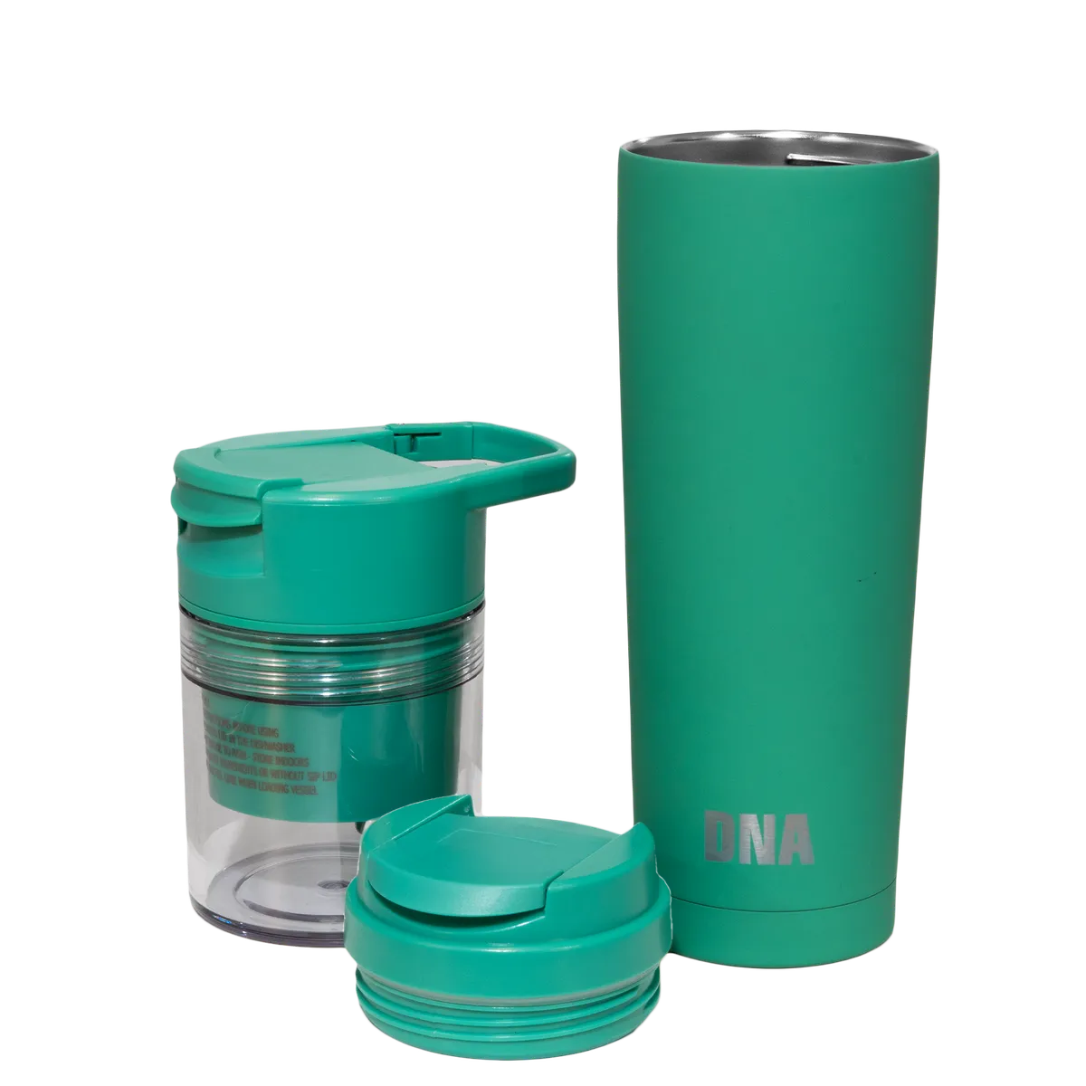 DNA Tumblender | All in One Tumbler & Blender with Stainless Steel Blades - Aqua Green