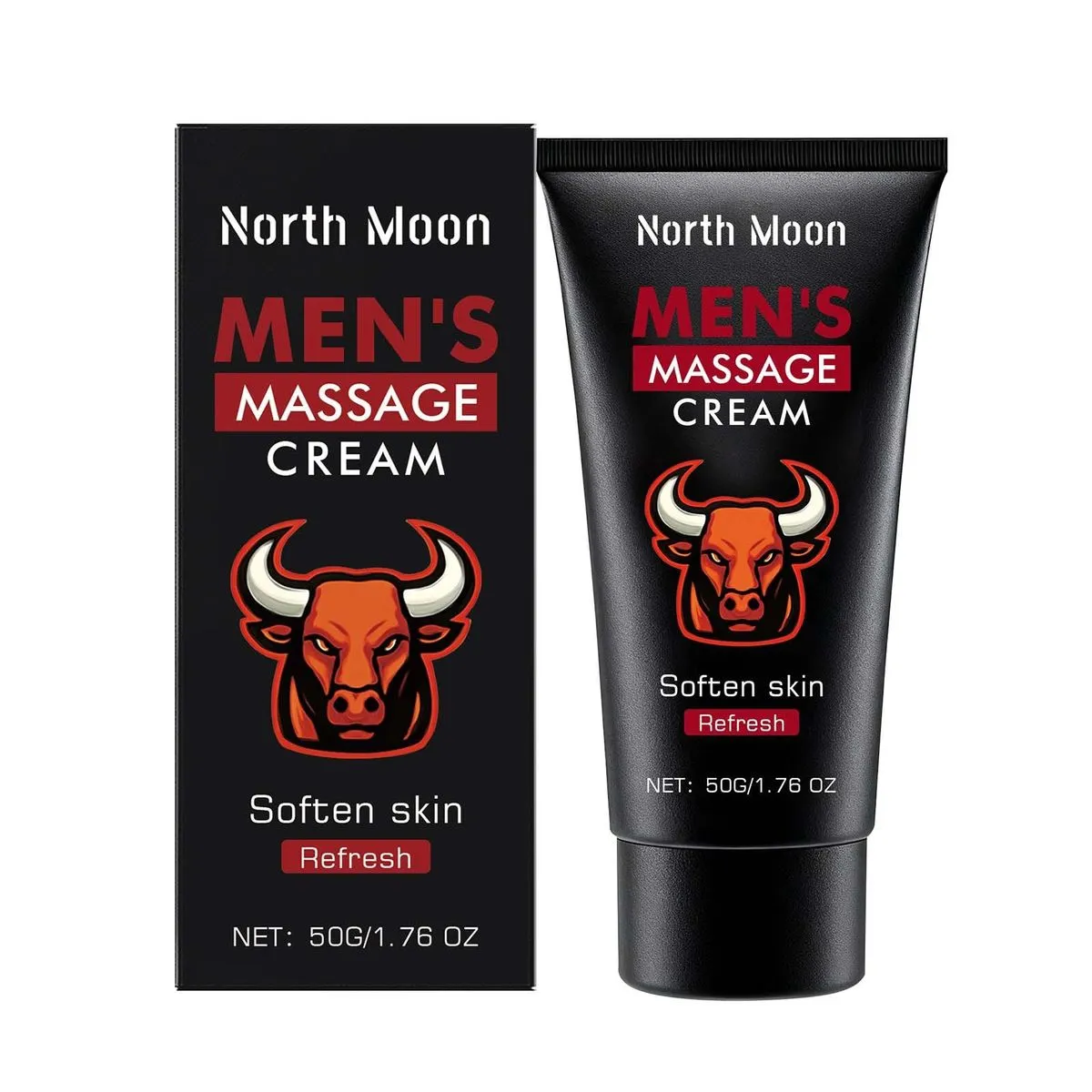 North Moon Men's Massage Cream Refreshing Body Care Car Accessories