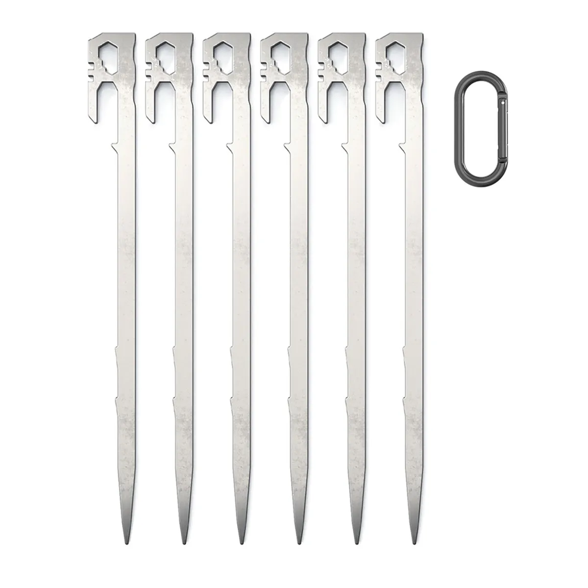 420 Stainless Steel Tent Nails Ground Nails Fixed Piles 28Cm