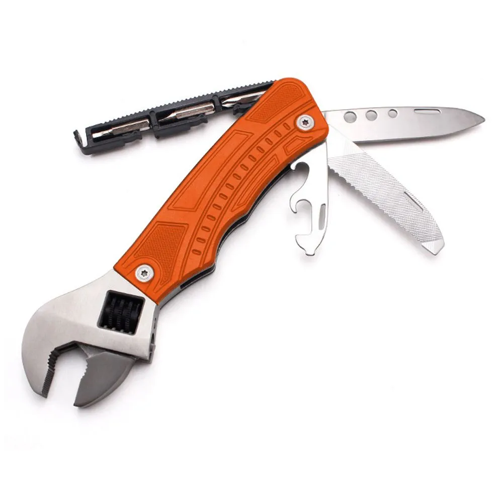 Multi Tool 9 in 1 Portable Wrench For Outdoor, Camping, DIY & Repairs