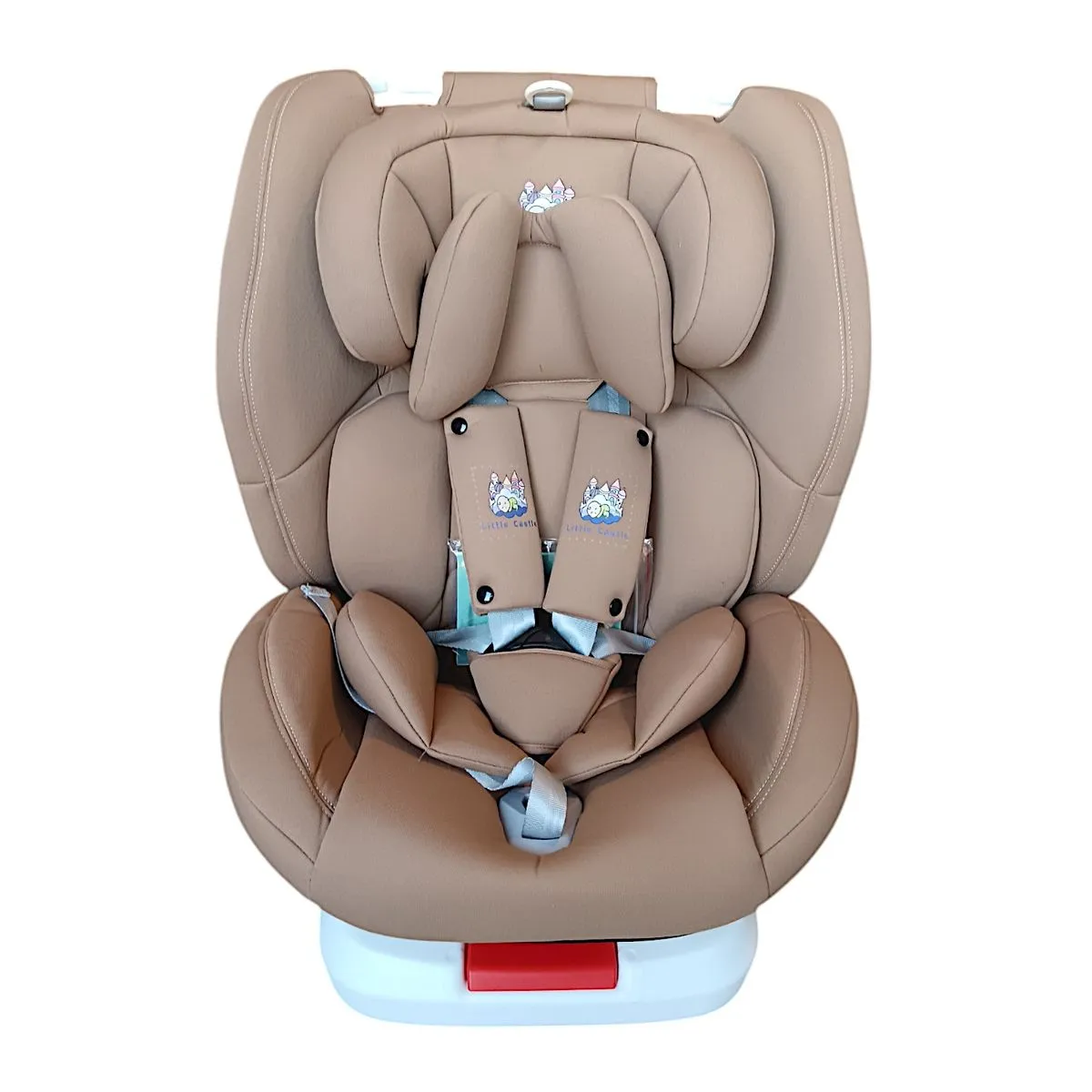 Little Castle 360 Rotating Baby Car Seat with Adjustable Recline - Brown